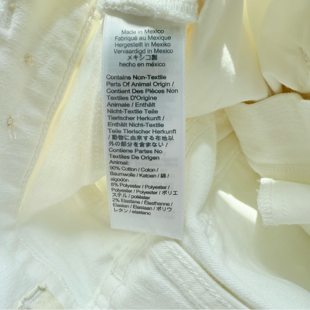 Madewell Cali Demi-Boot Jeans in Pure White Raw-Hem - Picture 10 of 11